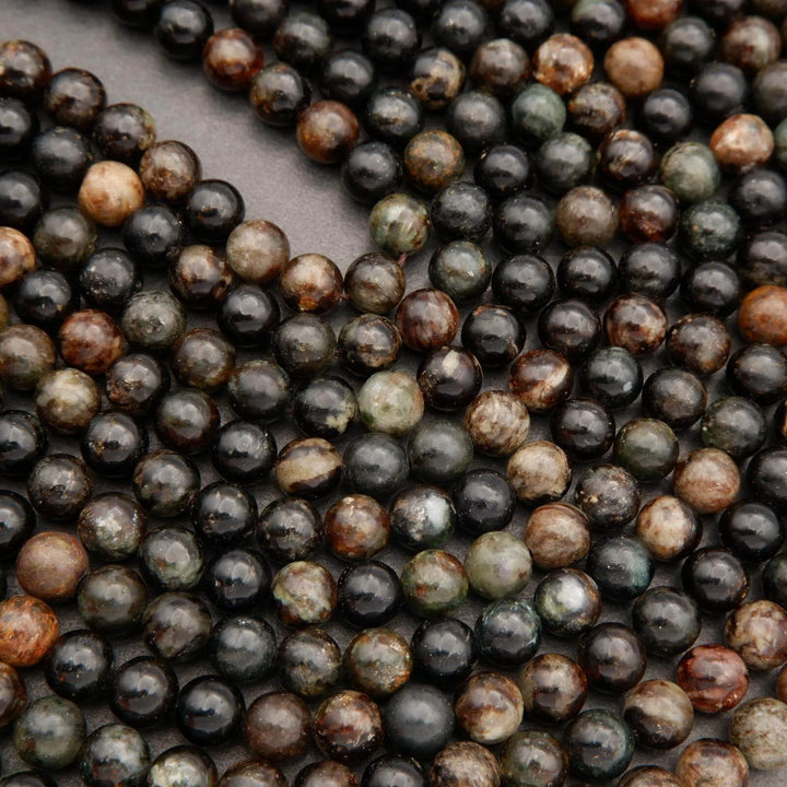 Phlogopite Biotite Mica · Smooth · Round · 4mm, 6mm, 8mm, 10mm, 12mm, Tejas Beads, Beads