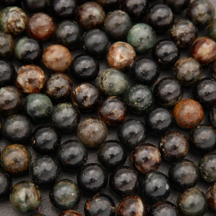 Phlogopite Biotite Mica · Smooth · Round · 4mm, 6mm, 8mm, 10mm, 12mm, Tejas Beads, Beads