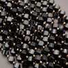 Black Onyx · Faceted · Spiral Sphere · 8mm, 10mm, Tejas Beads, Beads