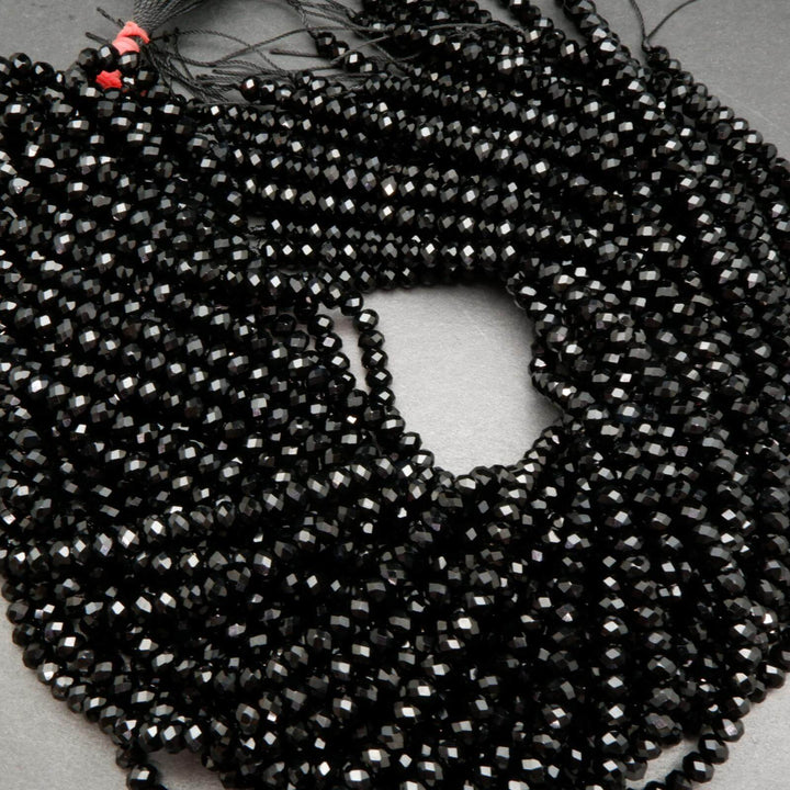 Black onyx beads.