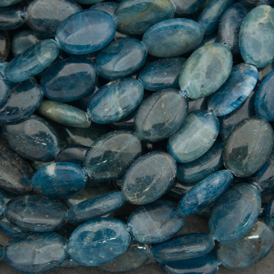 Blue Apatite · Smooth · Oval · 10x14mm