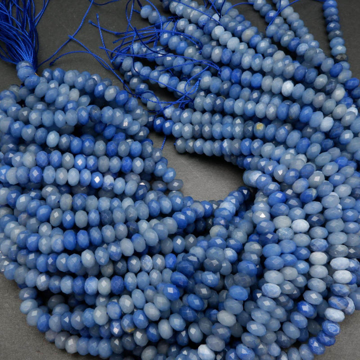 Blue aventurine beads.