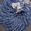 Blue Kyanite faceted cube shape beads.