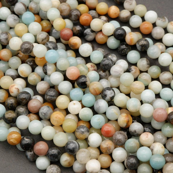 Brazilian Amazonite · Smooth · Round · 4mm, 6mm, 8mm, 10mm, Tejas Beads, Beads