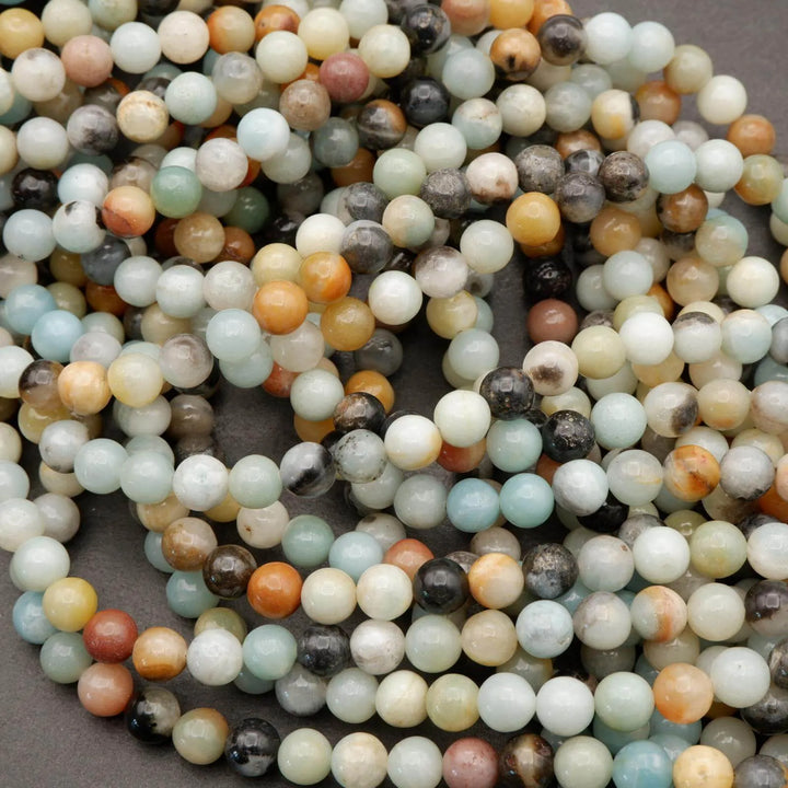 Brazilian Amazonite · Smooth · Round · 4mm, 6mm, 8mm, 10mm, Tejas Beads, Beads