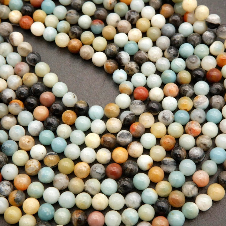 Brazilian Amazonite · Smooth · Round · 4mm, 6mm, 8mm, 10mm, Tejas Beads, Beads