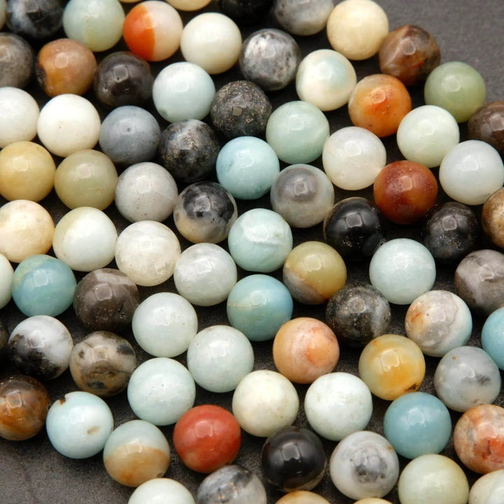 Brazilian Amazonite · Smooth · Round · 4mm, 6mm, 8mm, 10mm, Tejas Beads, Beads