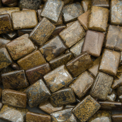 Bronzite · Smooth · Rectangular Tile · 12x16mm