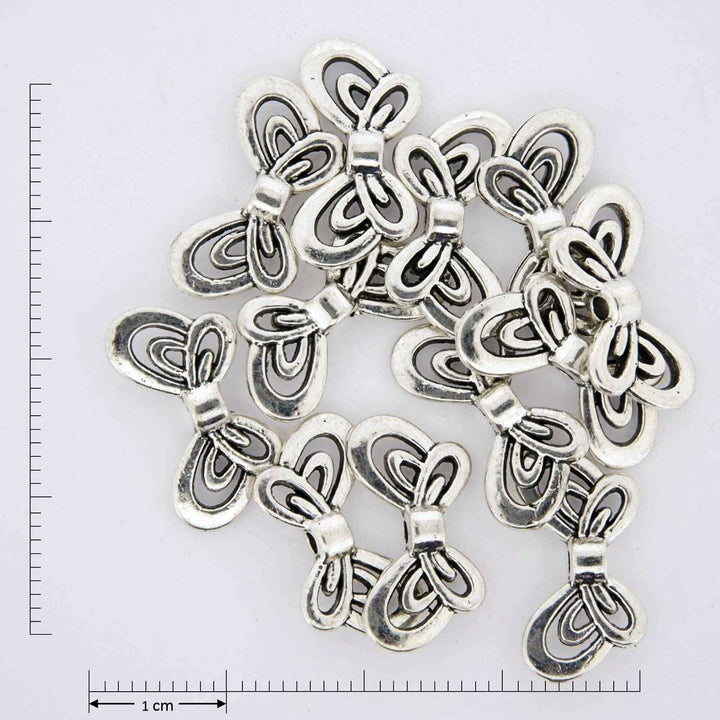 Butterfly Bead Silver Jewelry Findings.