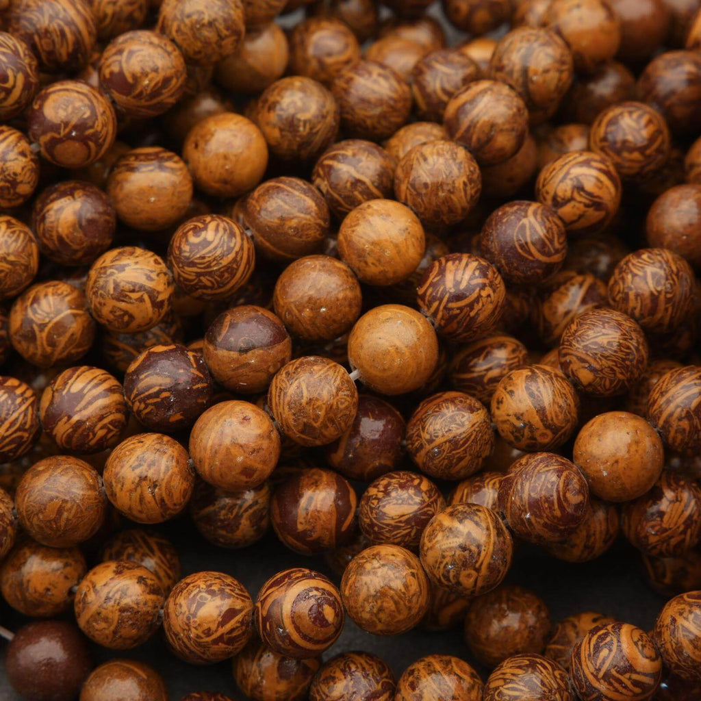Close-up of brown spherical objects with a dark background