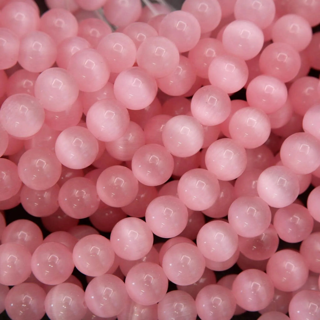 Close-up of pink beads