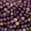 Chevron Amethyst · Smooth · Round · 6mm, 8mm, Tejas Beads, Beads