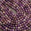 Chevron Amethyst · Smooth · Round · 6mm, 8mm, Tejas Beads, Beads