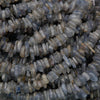 Close-up of blue stone beads