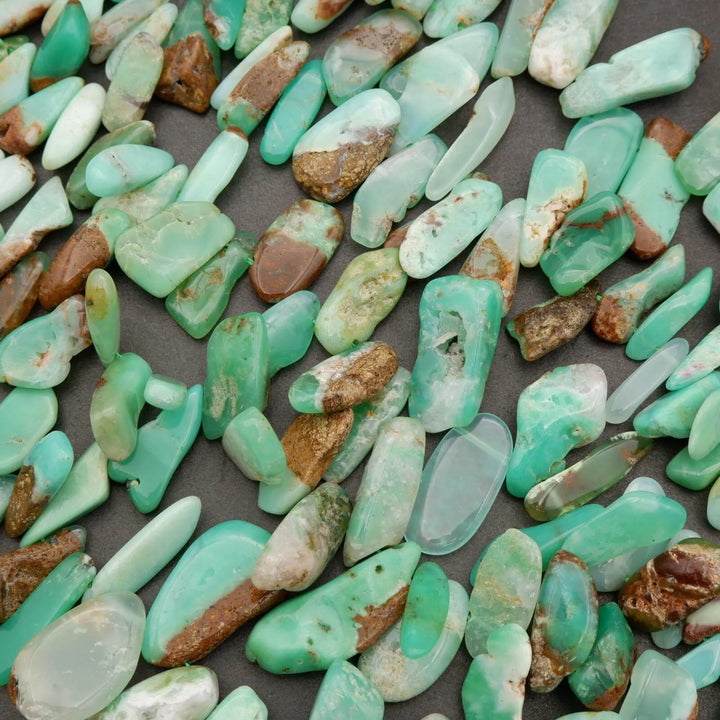 Australian Chrysoprase · Smooth · Top Drill Sticks · 14mm to 30mm, Tejas Beads, Beads