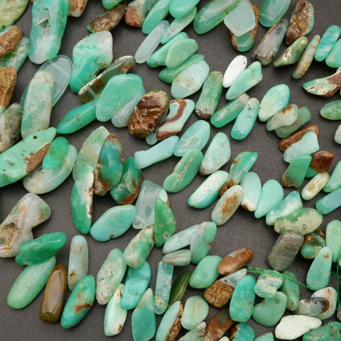 Australian Chrysoprase · Smooth · Top Drill Sticks · 14mm to 30mm, Tejas Beads, Beads
