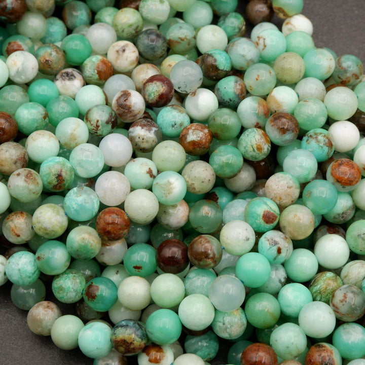 Australian Chrysoprase · Smooth · Round · 6mm, 8mm, 10mm, Tejas Beads, Beads