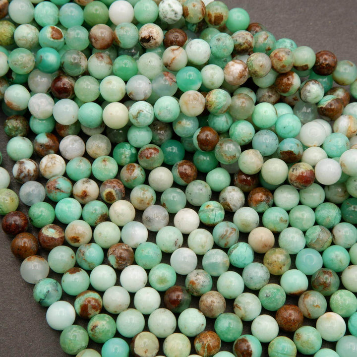 Australian Chrysoprase · Smooth · Round · 6mm, 8mm, 10mm, Tejas Beads, Beads