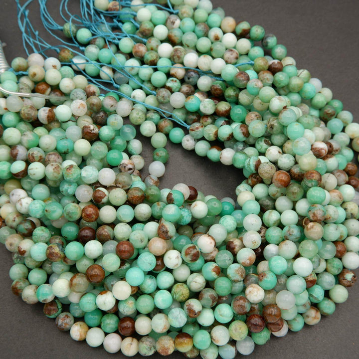 Australian Chrysoprase · Smooth · Round · 6mm, 8mm, 10mm, Tejas Beads, Beads