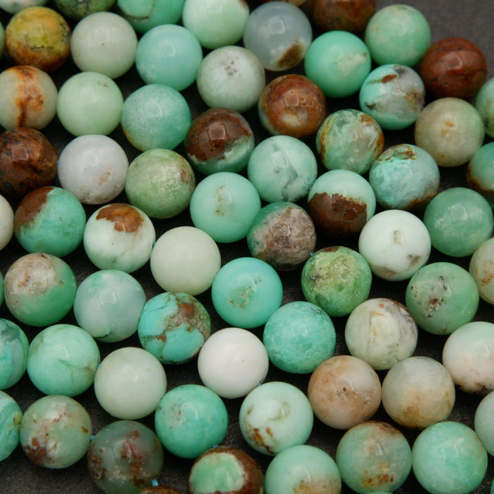 Australian Chrysoprase · Smooth · Round · 6mm, 8mm, 10mm, Tejas Beads, Beads