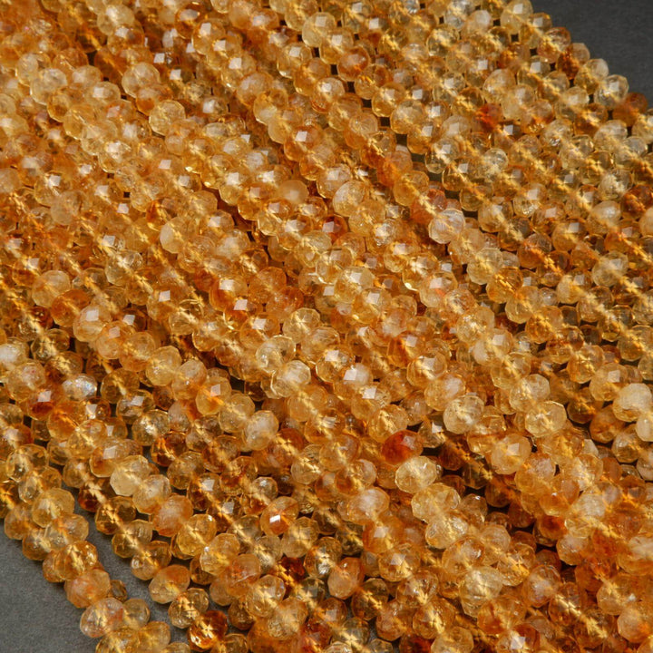 Citrine beads.