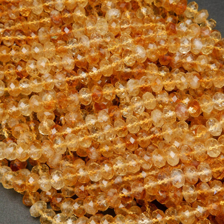 Citrine beads.