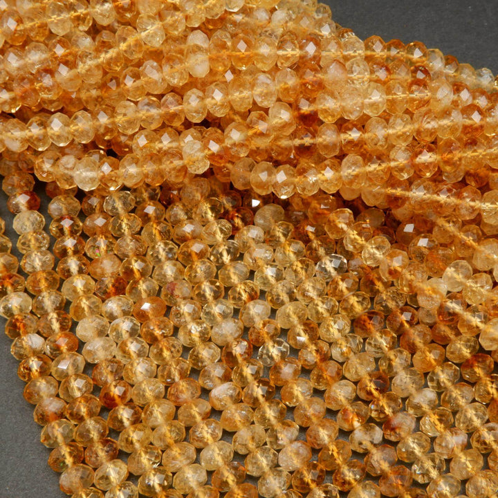 Citrine beads.