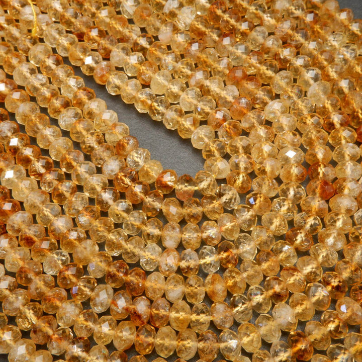 Citrine beads.