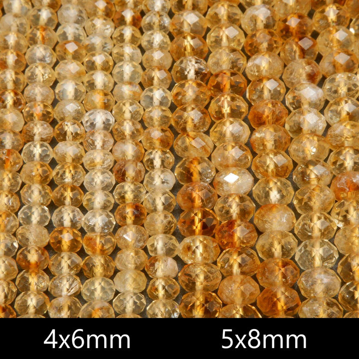 Citrine beads.