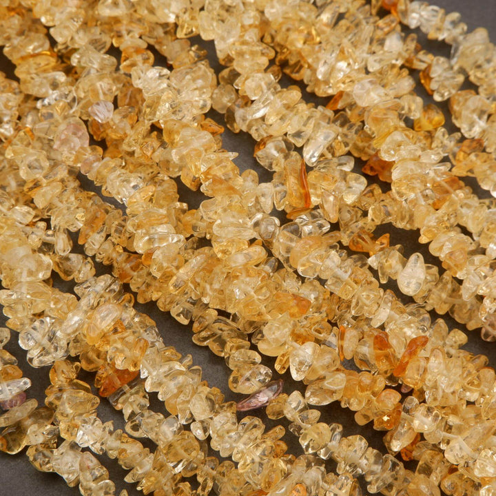 Citrine · Smooth · Freeform Chips · 7mm, Tejas Beads, Beads