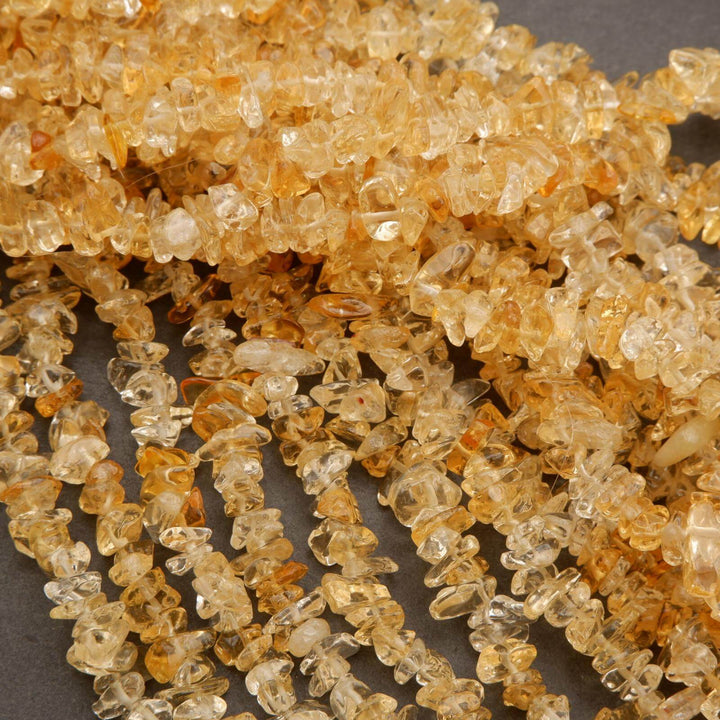 Citrine · Smooth · Freeform Chips · 7mm, Tejas Beads, Beads