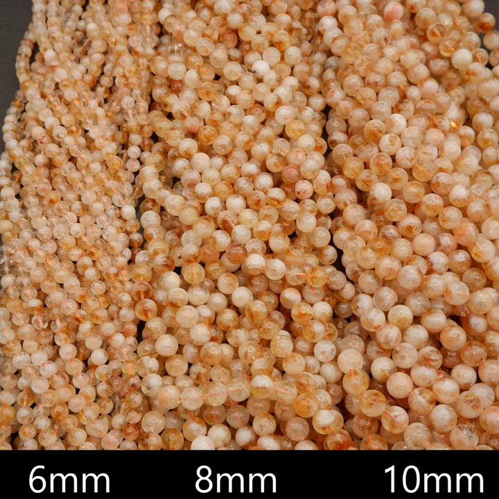 Citrine · Smooth · Round · 6mm, 8mm, 10mm **CLEARANCE**, Tejas Beads, Beads