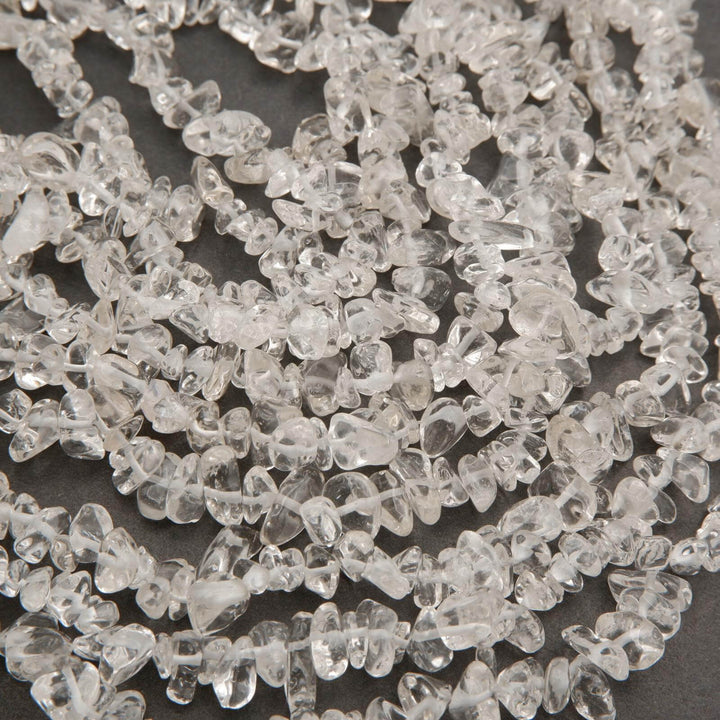Clear Quartz · Smooth · Freeform Chips · 7mm, Tejas Beads, Beads