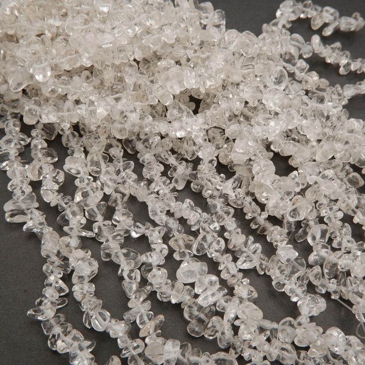Clear Quartz · Smooth · Freeform Chips · 7mm, Tejas Beads, Beads