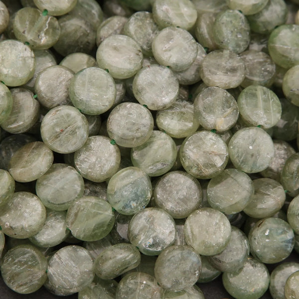 Close-up of green stones.