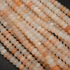 Peach aventurine beads.