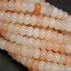 Peach aventurine beads.