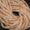 Peach aventurine beads.