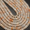 Peach aventurine beads.