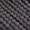 matte black onyx beads.