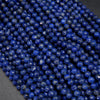 Faceted 6mm Lapis Lazuli Beads.
