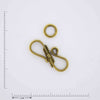 Gold S-Clasp jewelry findings.