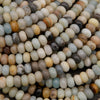 Close-up of multicolored beads with a natural pattern