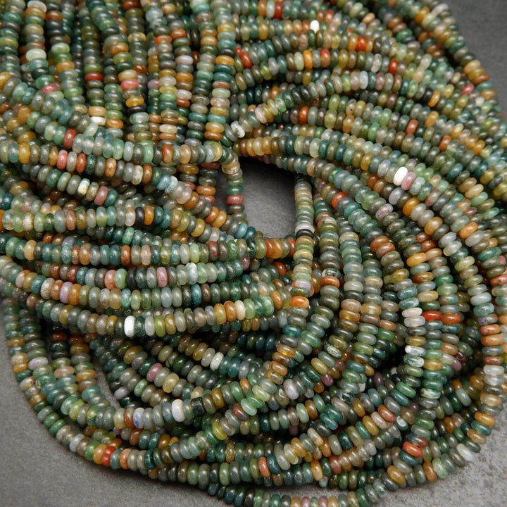 Fancy Jasper · Smooth · Rondelle · 2x4mm, Tejas Beads, Beads