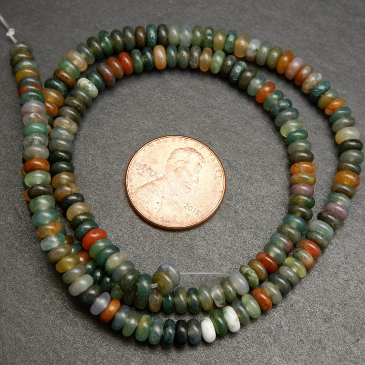 Fancy Jasper · Smooth · Rondelle · 2x4mm, Tejas Beads, Beads