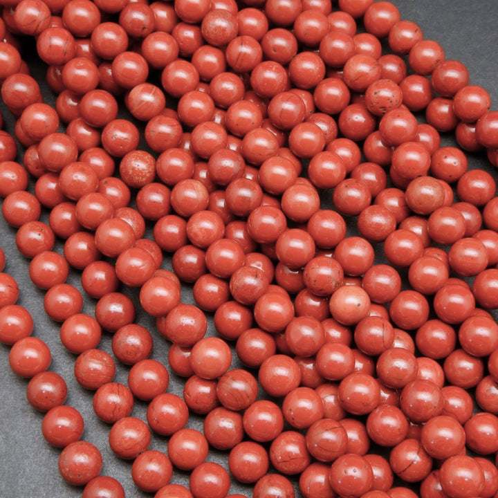 Red jasper beads.