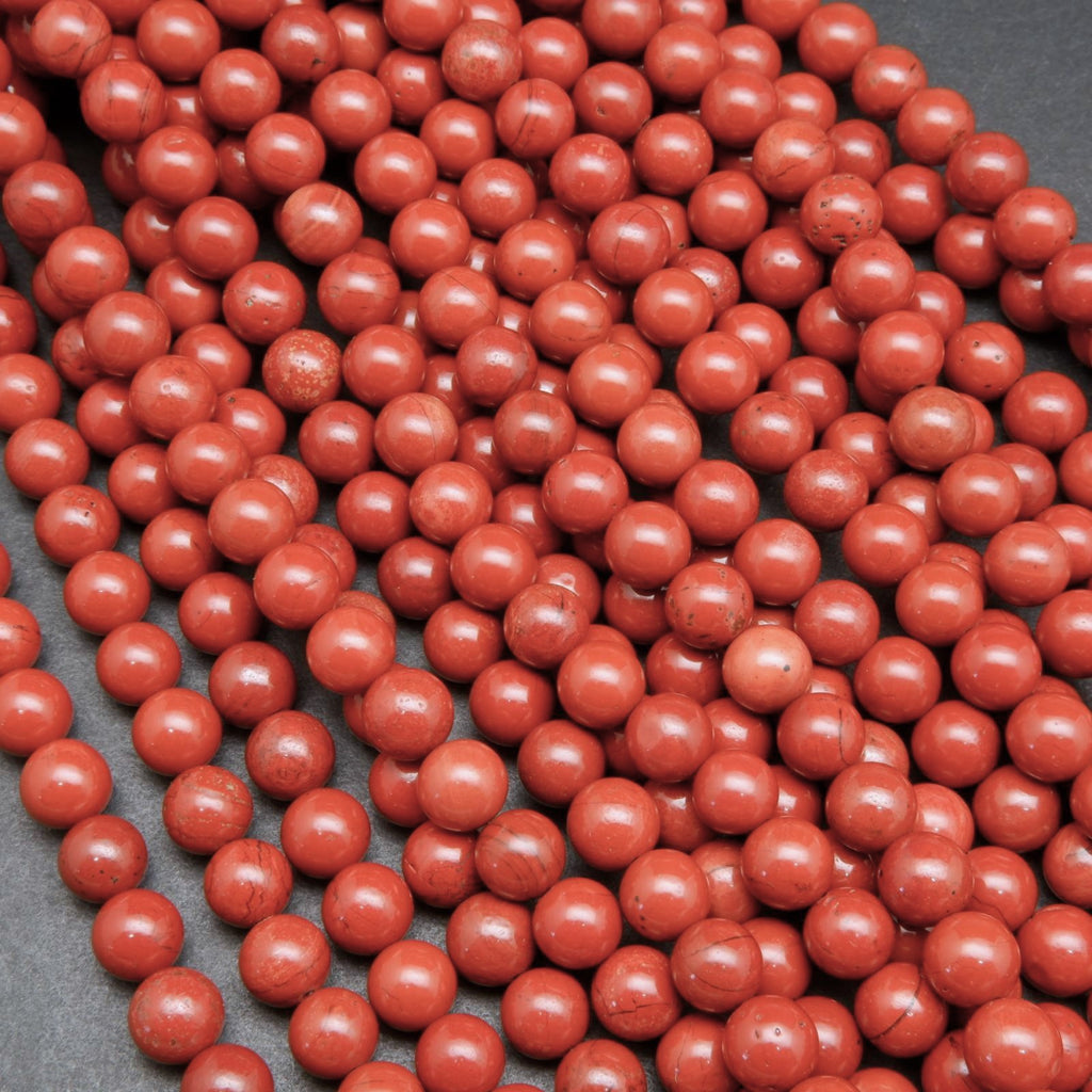 Red jasper beads.