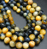Golden blue tiger eye beads.