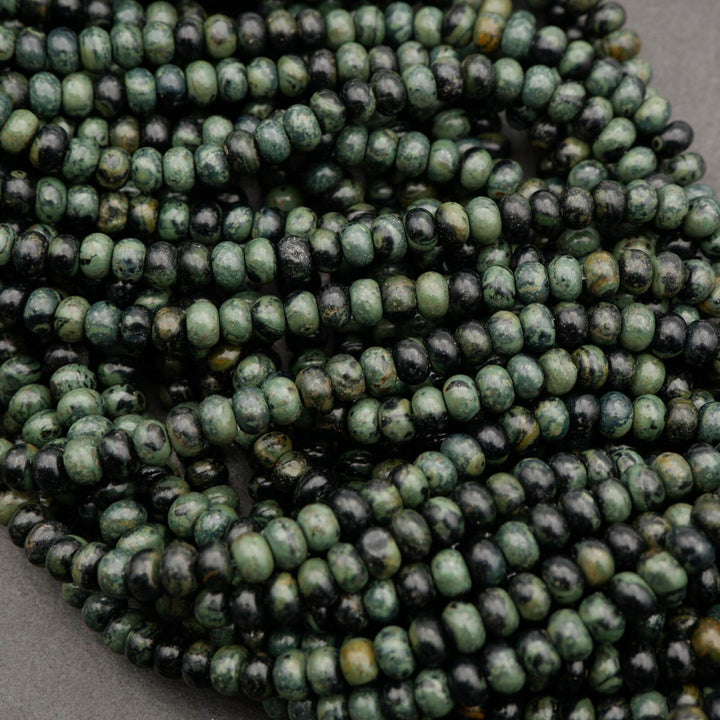 Kambaba Jasper · Smooth · Rondelle · 4x6mm, Tejas Beads, Beads