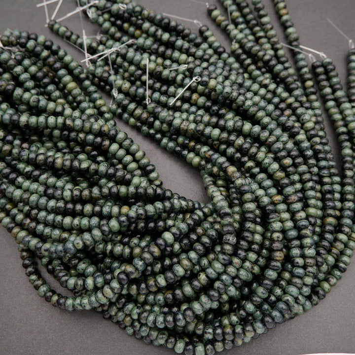 Kambaba Jasper · Smooth · Rondelle · 4x6mm, Tejas Beads, Beads